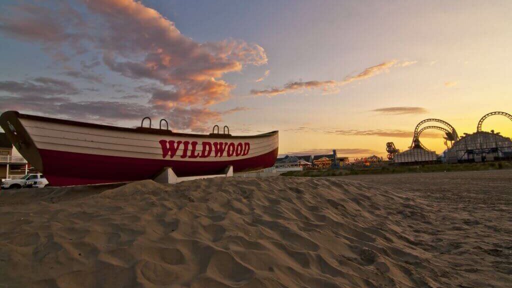 Wildwood Beach Boardwalk